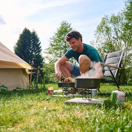 Tipi Tent Aan De Grens Luxemburg Campismo de Luxo Martelange